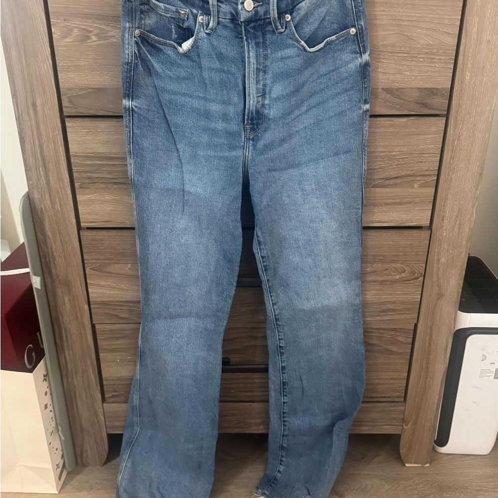 Good American Classic Blue Boot Cut Jeans
